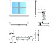 Flush casement