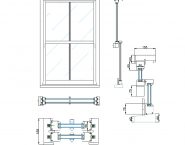 Sash tilt and slide