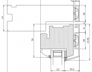 Flush Casement Aluminium Claded